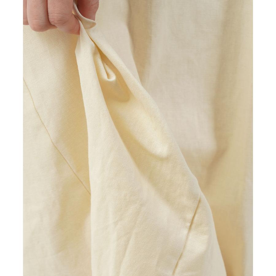 ミズイロインド コットンリネンコクーンスカート mizuiro ind