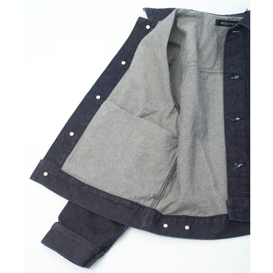 ミズイロインド コンパクトデニムジャケット mizuiro ind 2026春夏新作