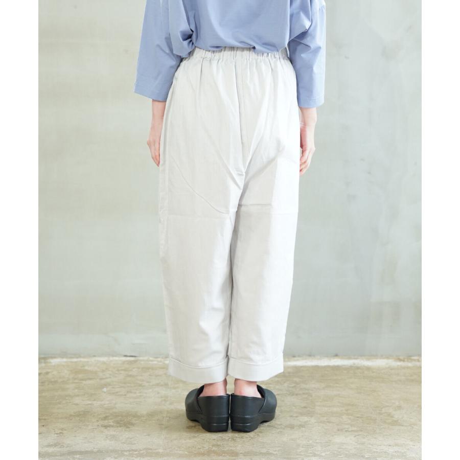ミディウミ コットンリネンワイドイージーパンツ Midi-Umi レディース