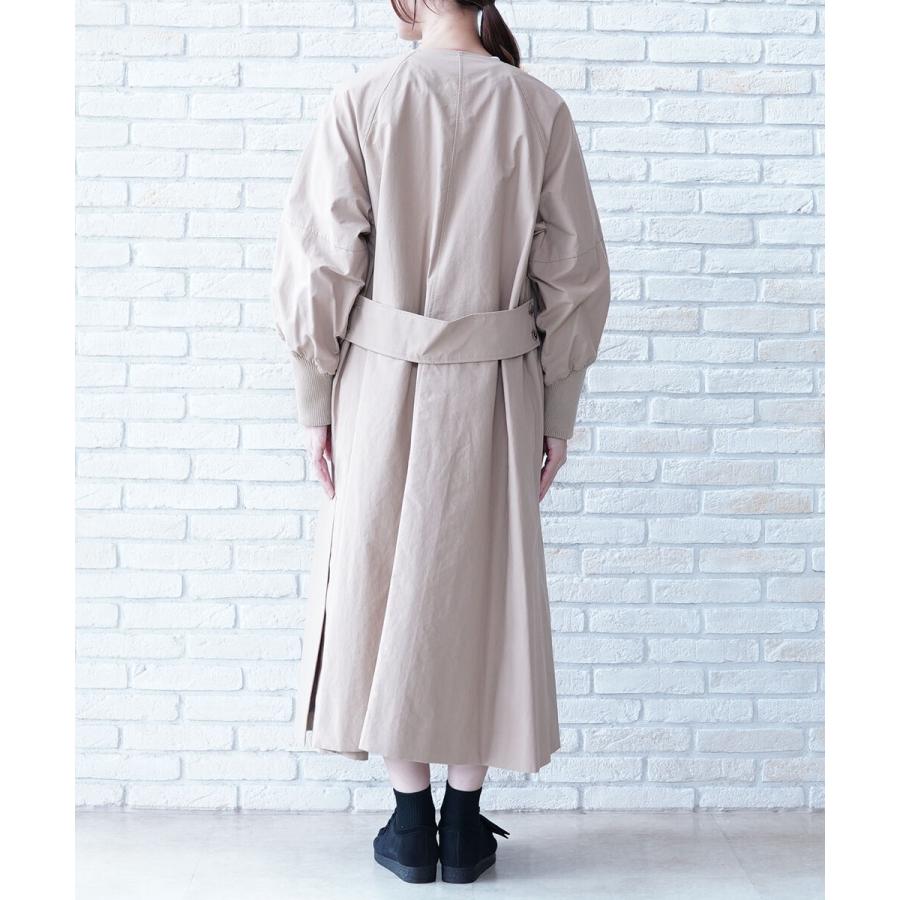 Acuta アクータ 袖リブ バックベルトコート ACUTA レディース Acuta アクータ 袖リブ バックベルトコート ACUTA レディース