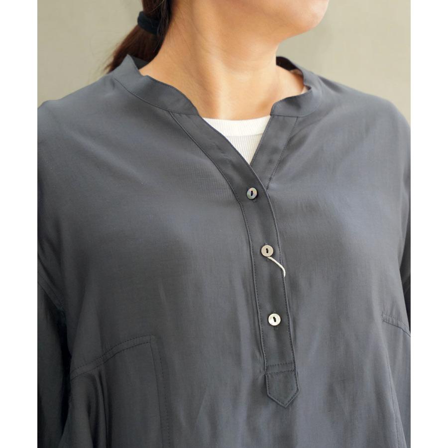 アクータ ポリモダール裾ヘムワイドブラウス ACUTA 10093544 国内正規品 2025春夏新作 送料無料 アクータ ポリモダール裾ヘムワイドブラウス ACUTA レディース 国内