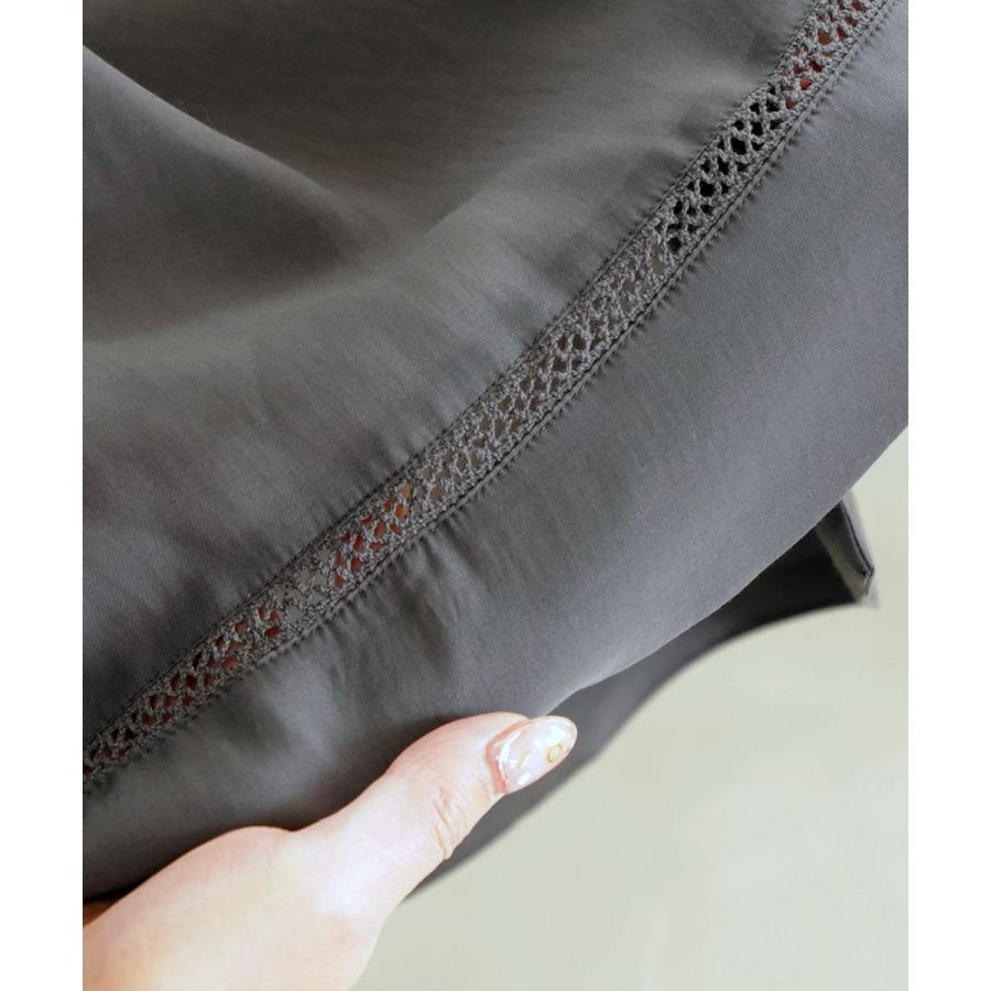 アクータ ポリモダール裾ヘムワイドブラウス ACUTA レディース 国内