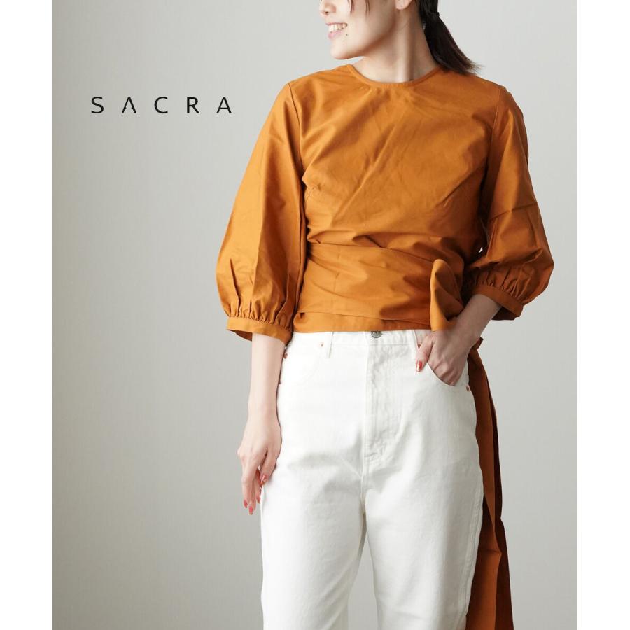 サクラ ラップブラウス SACRA レディース 国内正規品 : 118110031 