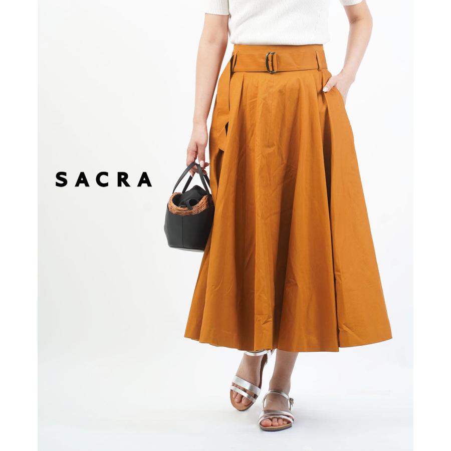 サクラ ロングフレアスカート SACRA レディース 国内正規品 