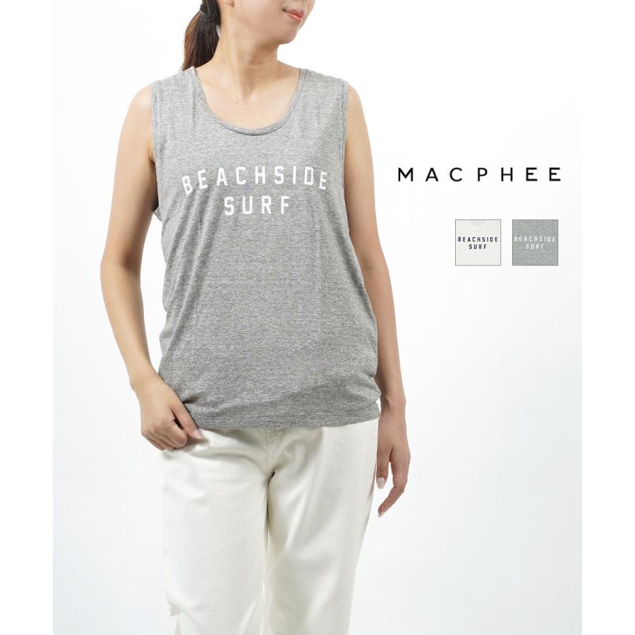 マカフィー ノースリーブ タンクトップ MACPHEE レディース 国内正規品 