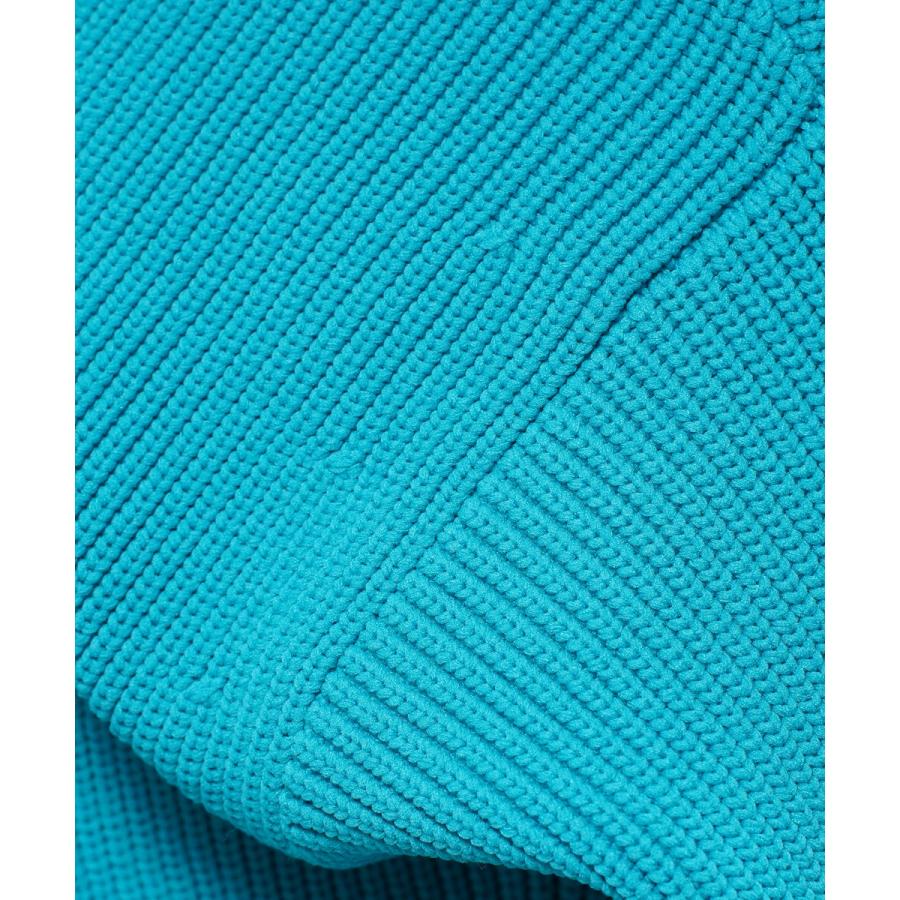 レリル ダブルジップ付きパーカー ニットパーカー lelill レディース