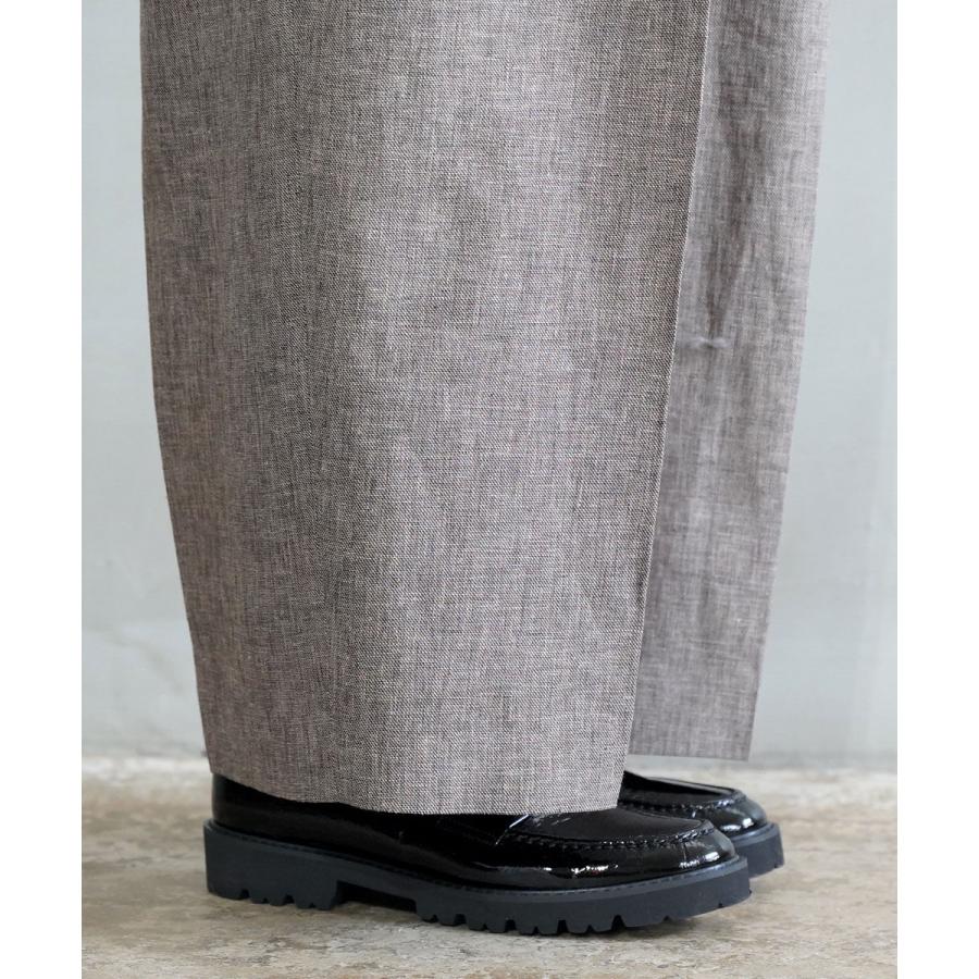 サクラ LINEN COTTON CHAMBRAY PANTS SACRA レディース 国内正規品