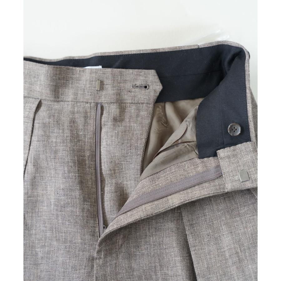 サクラ LINEN COTTON CHAMBRAY PANTS SACRA レディース 国内正規品