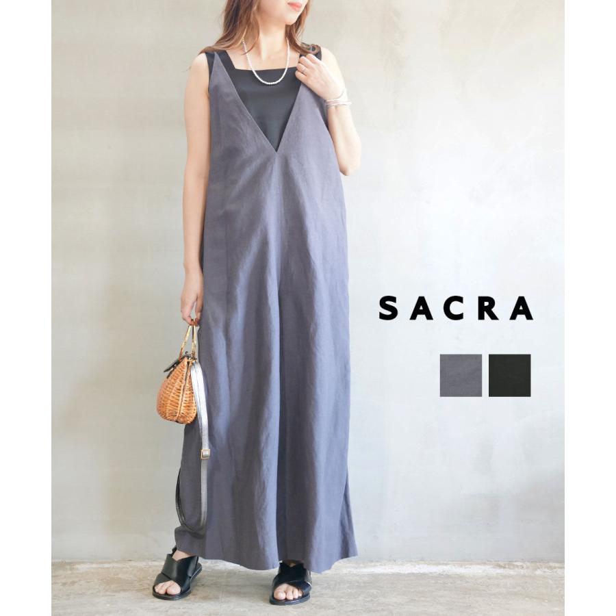 サクラ レーヨンリネンタンブルサロペット SACRA レディース 国内正規