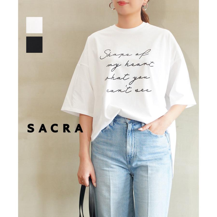 サクラ スーパーファインコットンロゴトップ SACRA レディース 国内 