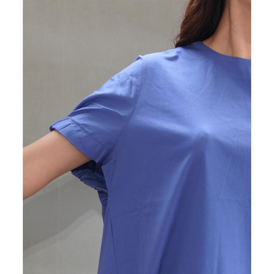 PUPULA（ププラ） コットンミックストリコット バックギャザープル