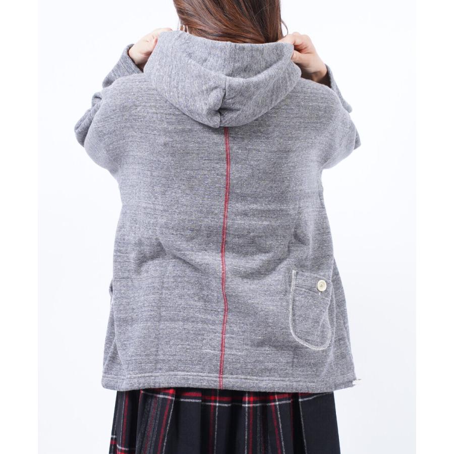 美品です　快晴堂　裏起毛スエット前後プリントトレーナー　定価15,400円 美品です 快晴堂 裏起毛スエット前後プリントトレーナー 定価15,400円