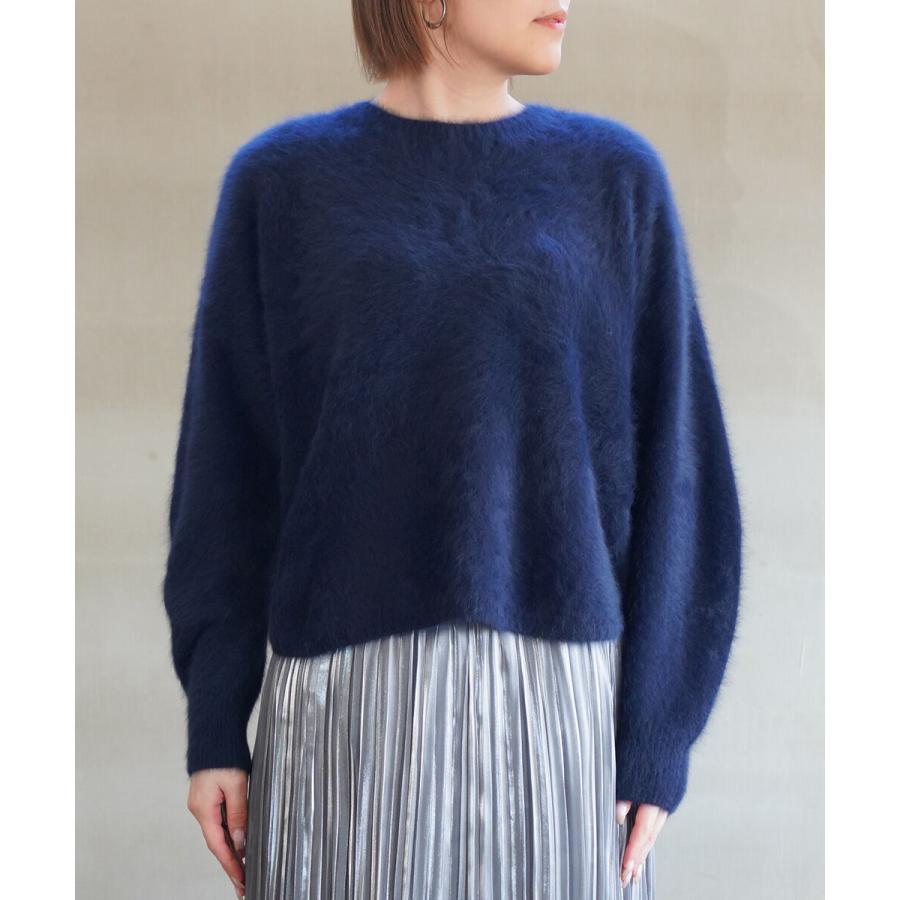 マリアプラス フォックスカシミヤ クルーネックニット Maglia Plus