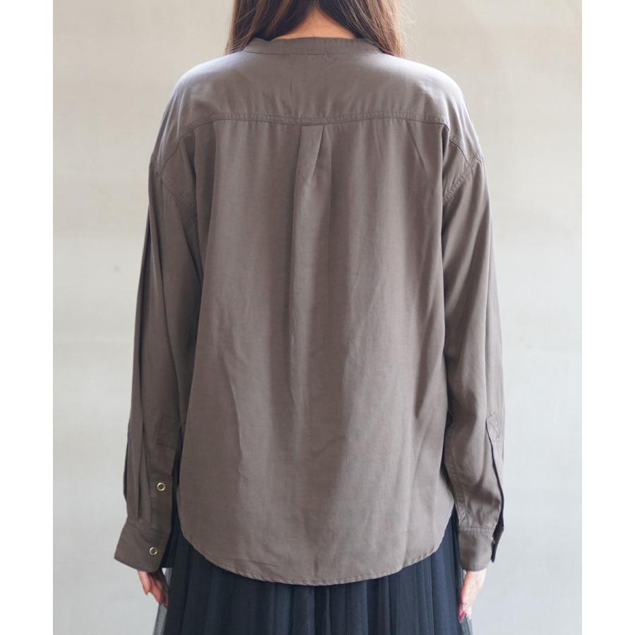 シニヨン ポケットデザイン加工シャツ CHIGNON 2025秋冬新作