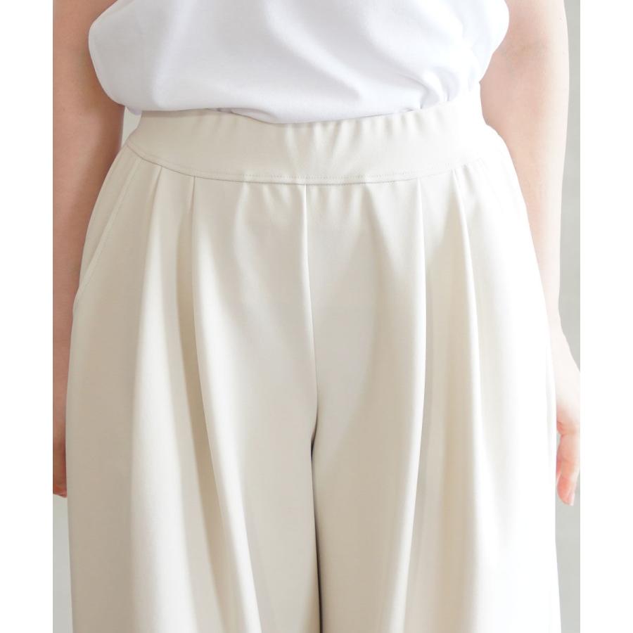 ププラ ラバージャージィ ハカマパンツ ワイドパンツ PUPULA 157014 国内正規品 2025春夏新作 送料無料 PUPULA（ププラ） ラバージャージィ ハカマパンツ ワイドパンツ