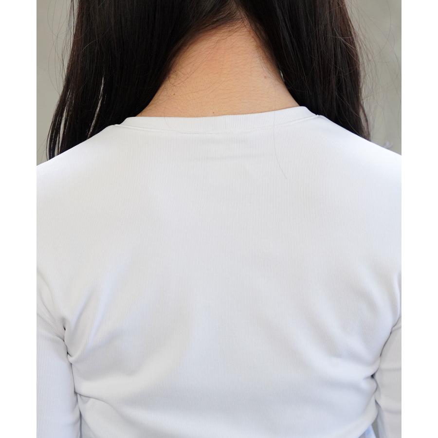 ププラ デジタルリブ クルーネック 長袖カットソー PUPULA レディース 国内正規品 | PUPULA | 06