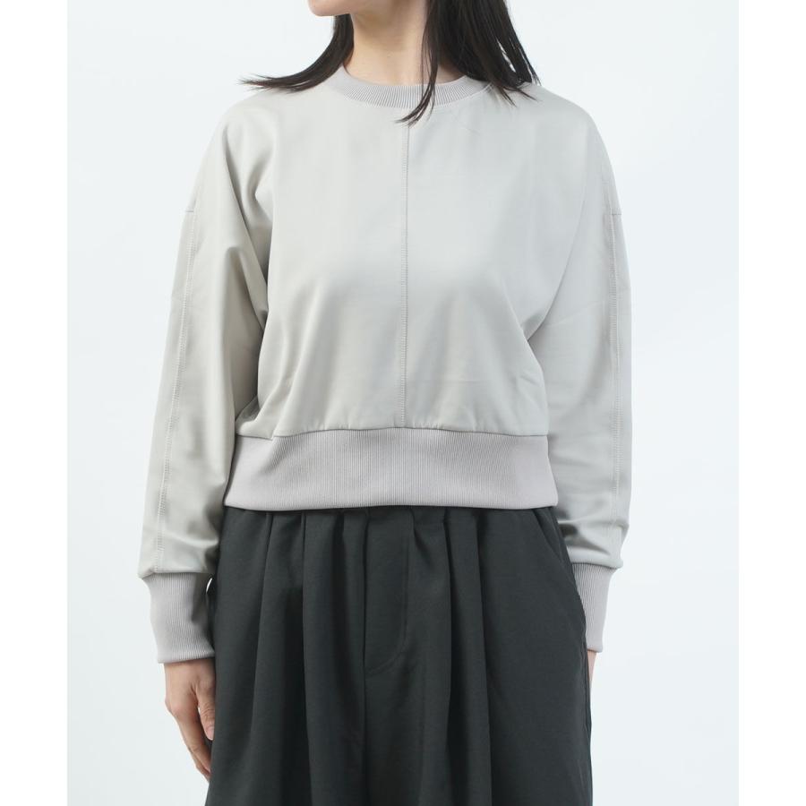 ププラ ダブルジャージィ ネオ×リブ ドルマンプルオーバー PUPULA 157033 国内正規品 2025春夏新作 送料無料 PUPULA（ププラ） ダブルジャージィ ネオ×リブ ドルマンプルオーバー