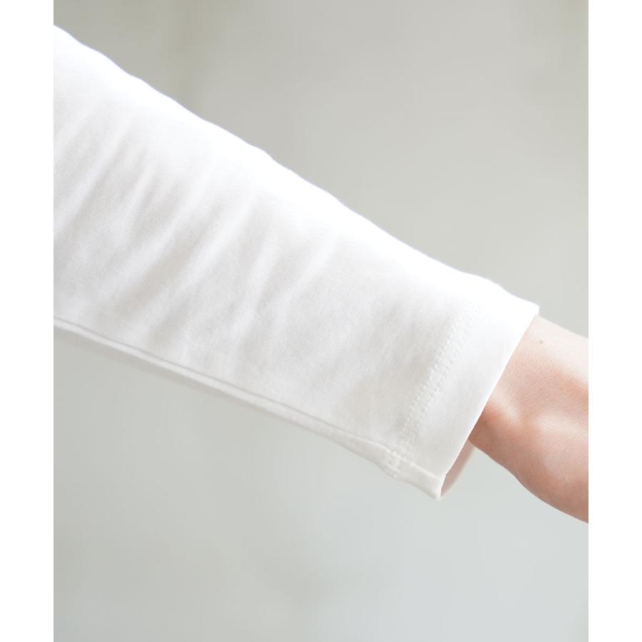 PUPULA（ププラ） アナヤスムースジャージィ キャットアップリケ 長袖T