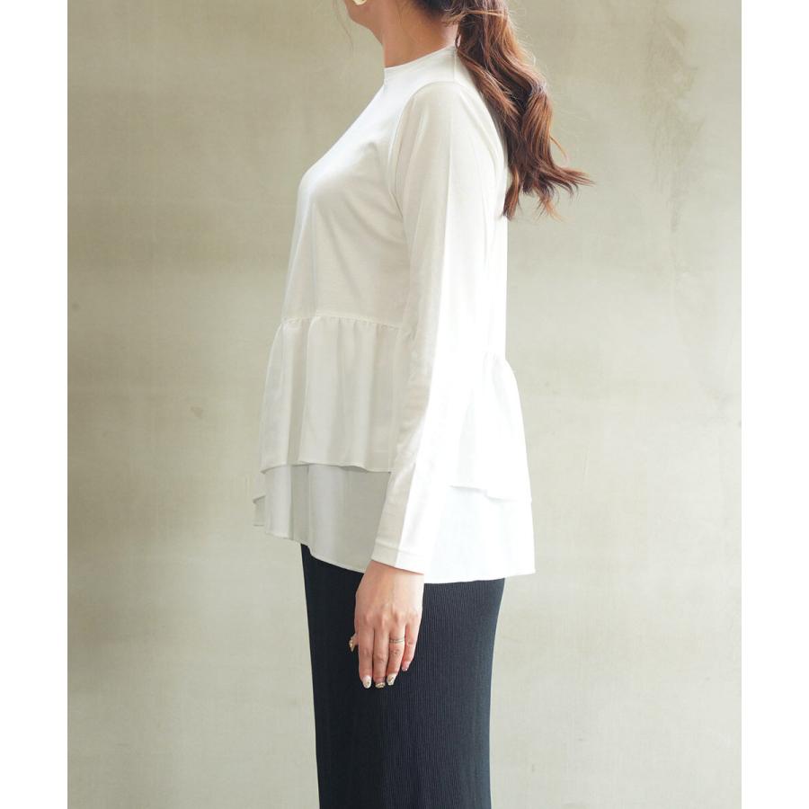 PUPULA（ププラ） アナヤスムースジャージィ×ドライツイル ティアード