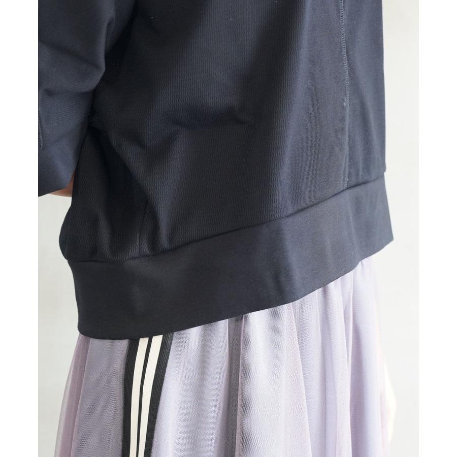 PUPULA（ププラ） ハニカムワッフル ドルマンプルオーバー レディース