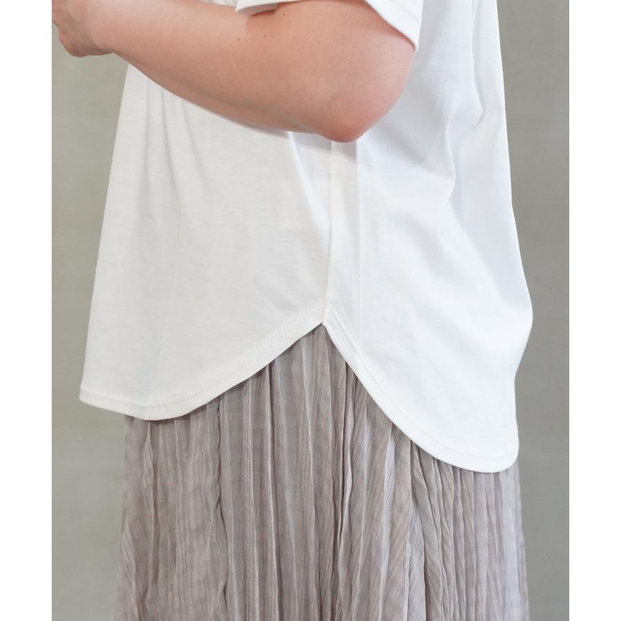 美品】ププラ Tシャツ ティーシャツ ハートモチーフ トップス グレー 