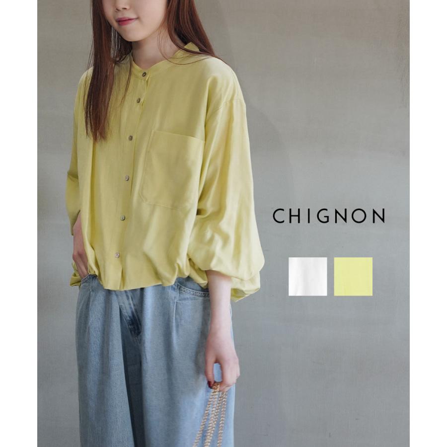 CHIGNON シニヨン バルーン ショートシャツ レディース 国内正規品 