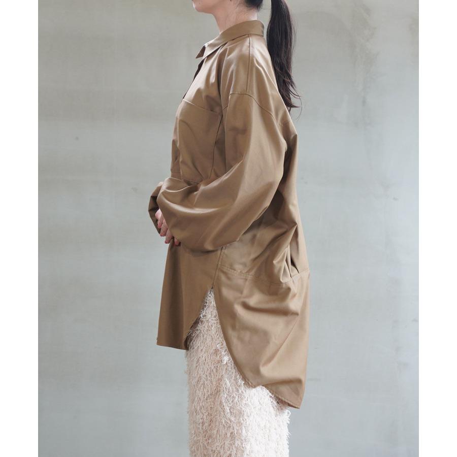 シニヨン RIBスリーブチュニックシャツ CHIGNON レディース 国内 シニヨン RIBスリーブチュニックシャツ CHIGNON レディース 国内