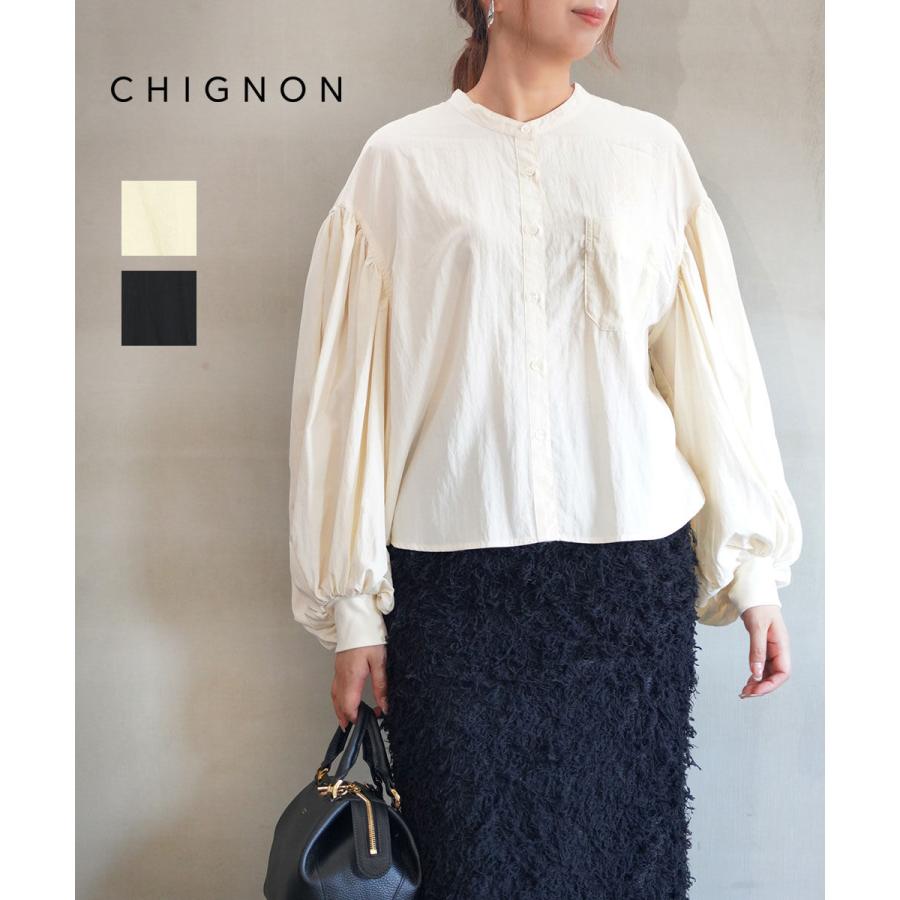 シニヨン ボリュームスリーブシャツ CHIGNON レディース 国内正規品 