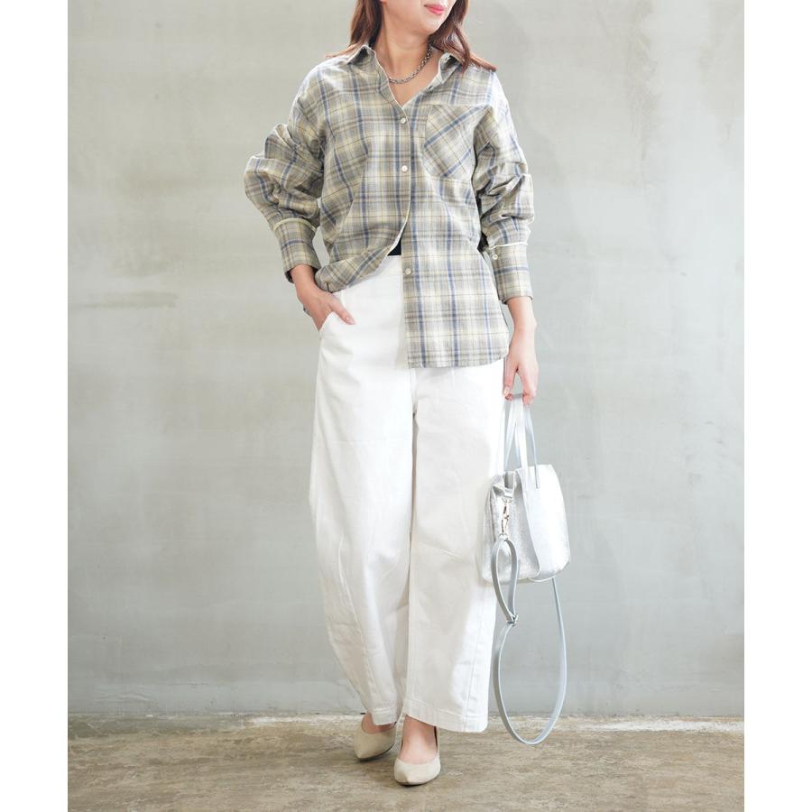 シニヨン チェック2WAYシャツ CHIGNON 2025春夏新作 レディース シニヨン チェック2WAYシャツ CHIGNON 2025春夏新作 レディース