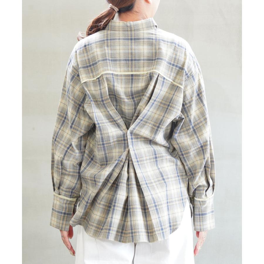 シニヨン チェック2WAYシャツ CHIGNON 2025春夏新作 レディース シニヨン チェック2WAYシャツ CHIGNON 2025春夏新作 レディース