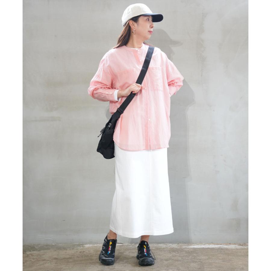 シニヨン シアーストライプオーバーシャツ CHIGNON 2026春夏新作 