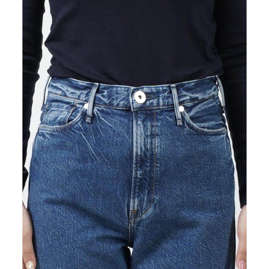 upperhights アッパーハイツ ワイドフレア デニムパンツ THE upperhights アッパーハイツ ワイドフレア デニムパンツ THE
