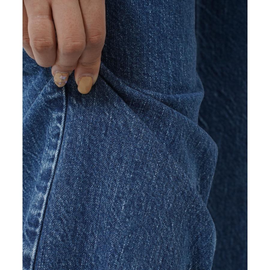 upperhights アッパーハイツ ワイドフレア デニムパンツ THE upperhights アッパーハイツ ワイドフレア デニムパンツ THE