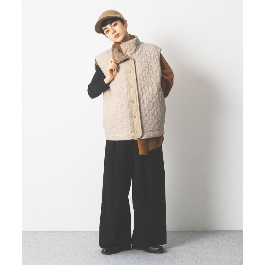 French Bull（フレンチブル） Cion コットンリネン キルトベスト