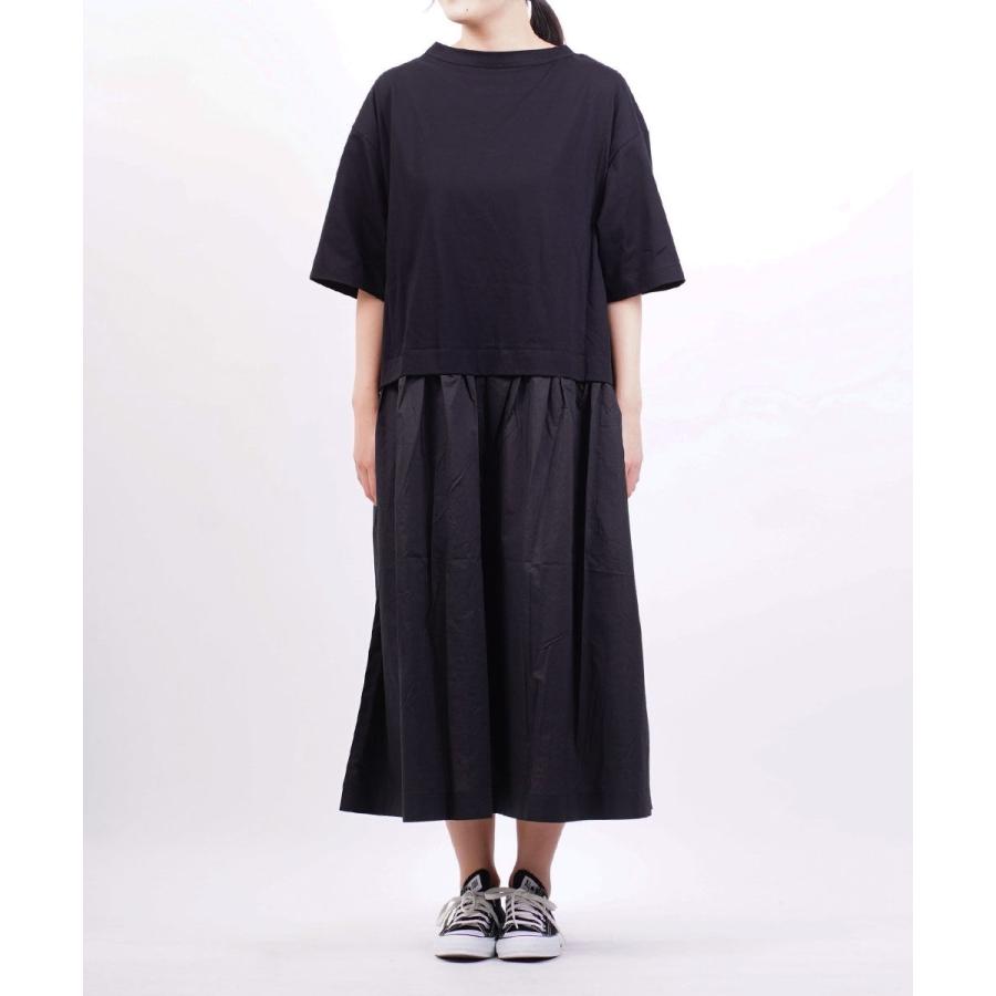 French Bull フレンチブル Cion コットン Tシャツコンビ ワンピース  