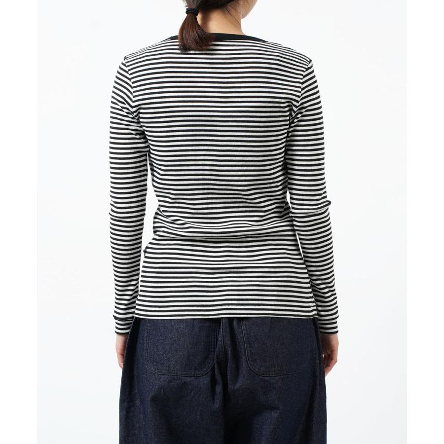 フレンチブル Cion コットンテレコ ボーダー カットソー French Bull