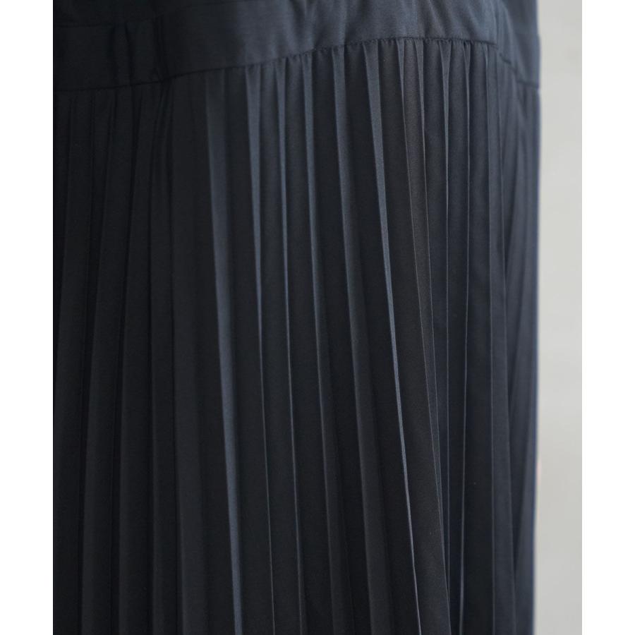 mizuiroind（ミズイロインド） プリーツ ロングワンピース レディース