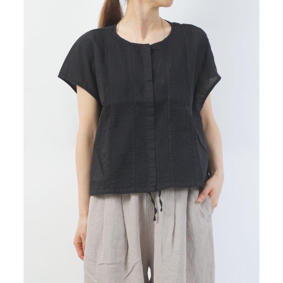 美品】ミディウミソリッド レースパターンノースリーブプルオーバー 