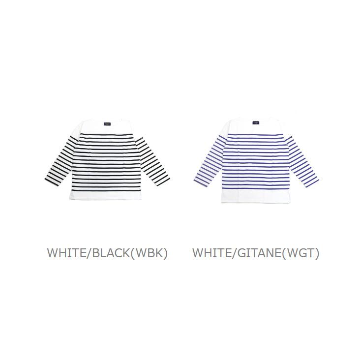 Le Minor（ルミノア） パネルボーダー カットソー ボーダーTシャツ