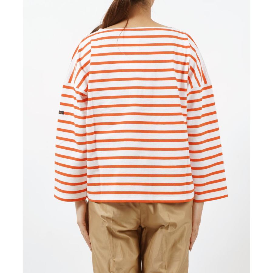 Le Minor（ルミノア） ボーダーカットソー ロングTシャツ プルオーバー