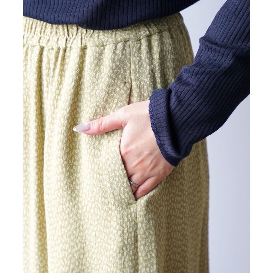 ザ シンゾーン フラワージャガードスカート FLOWER JQ SKIRT THE