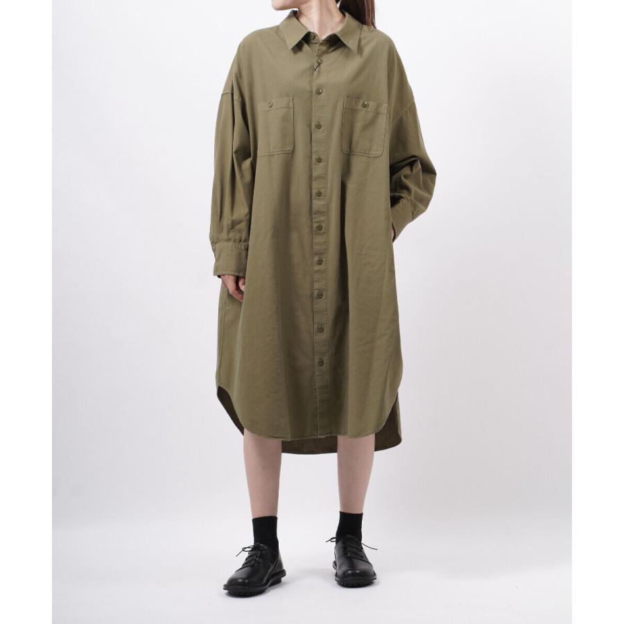 ザ シンゾーン シャツワンピース MILITARY SHIRT ONE PIECE THE