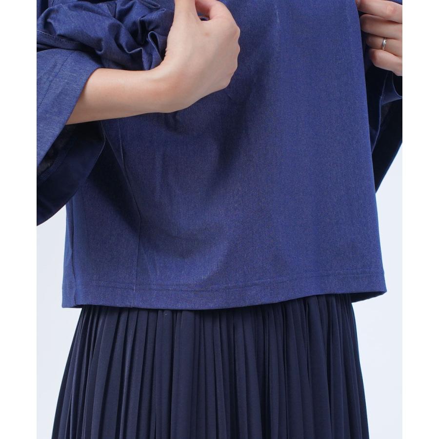 ara･ara/アラアラ ボトルネックプルオーバー レディース トップス ネイビー 紺 長袖 無地 ara・ara（アラアラ） プルオーバー シャツ レディース 国内正規品