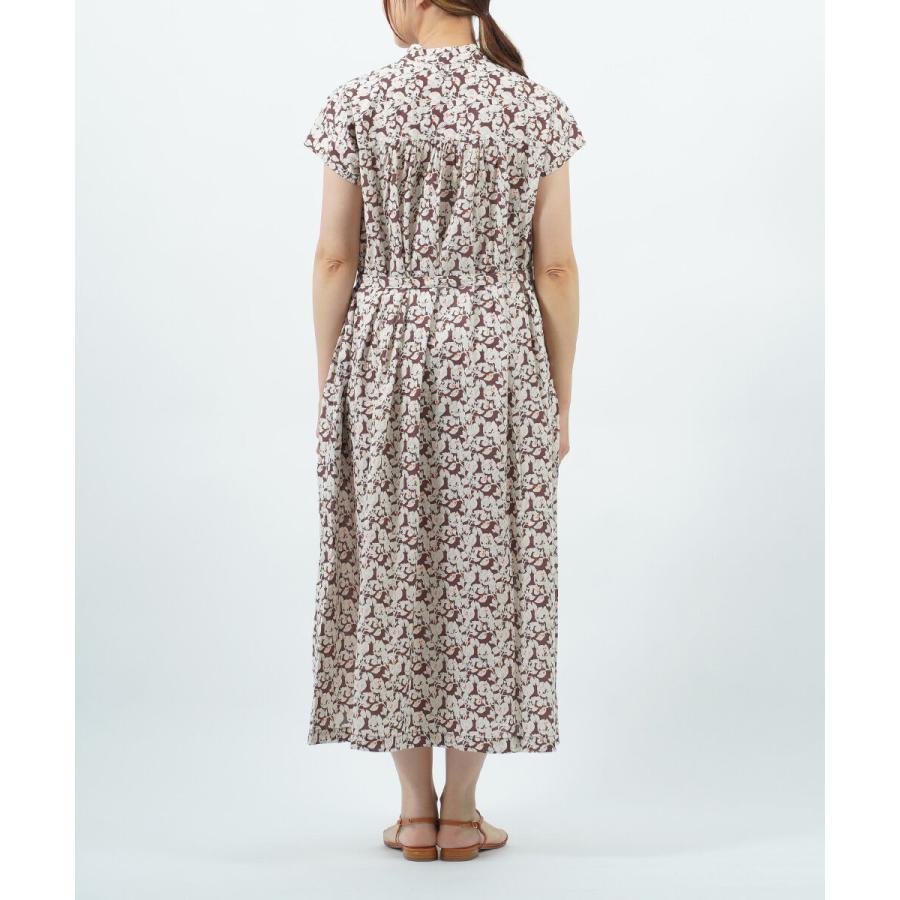 Pont de Chalons（ポンデシャロン） リーフプリントワンピース