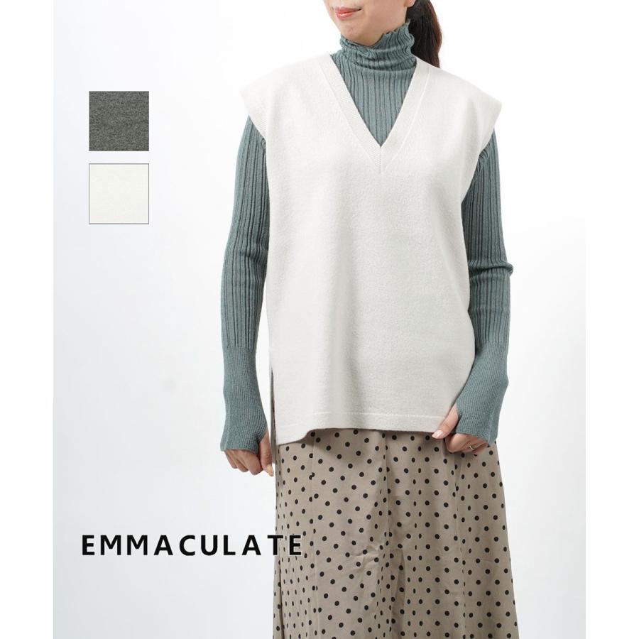 emmaculate（エマキュレイト） ホールガーメント ニットベスト
