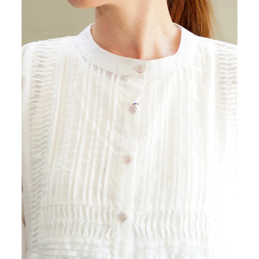 Pont de Chalons（ポンデシャロン） インド綿ウェーブピンタック