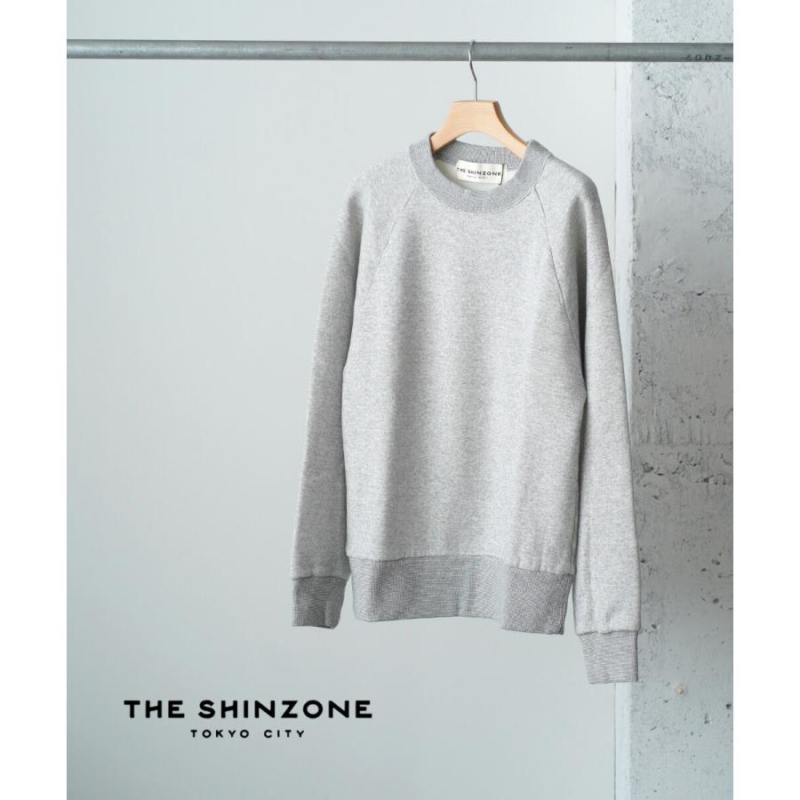 Shinzone / シンゾーン | 裏起毛 ラグランスリーブ スウェット | F | グレー | レディース Shinzone（シンゾーン） コットン クルーネック スウェット シャツ