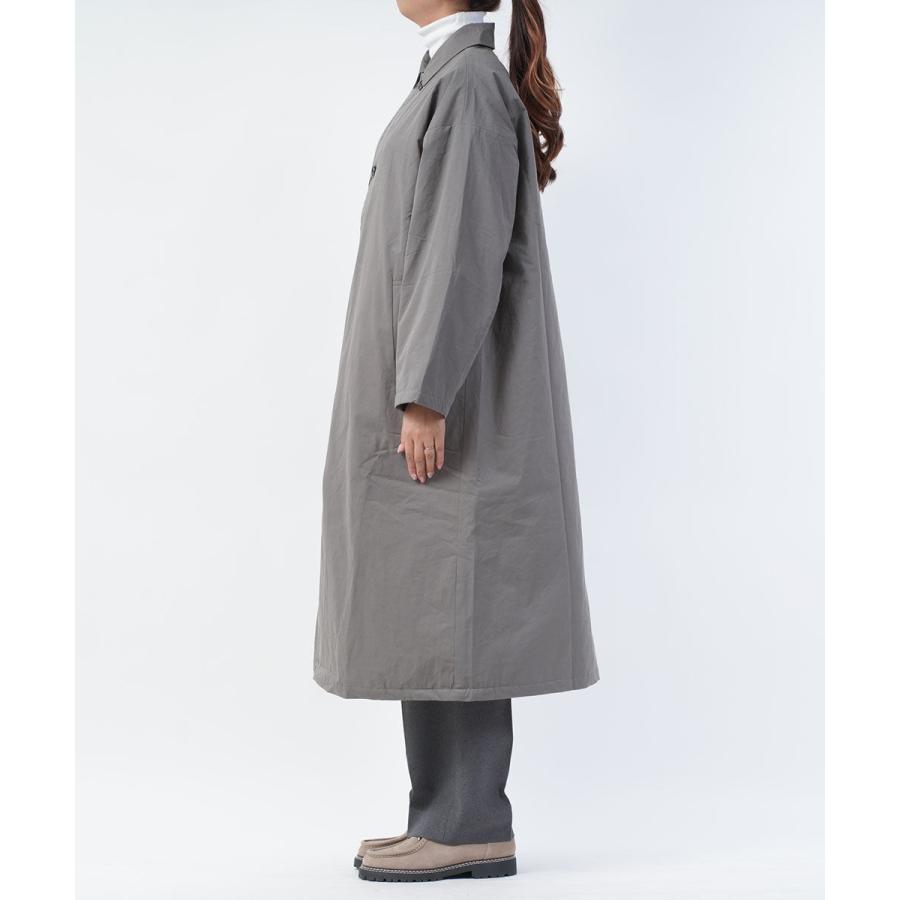 極美品 バーバリー ステンカラーコート 総柄 9号 ロング丈 中綿キルティング HEAVENLY（ヘブンリー） キルティング ステンカラーコート レディース