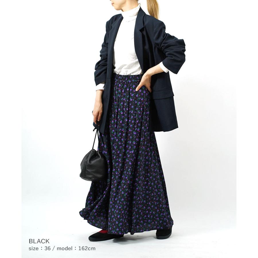 THE SHINZONE ザ シンゾーン ロングスカート PURPLE FLOWER THE SHINZONE ザ シンゾーン ロングスカート PURPLE FLOWER