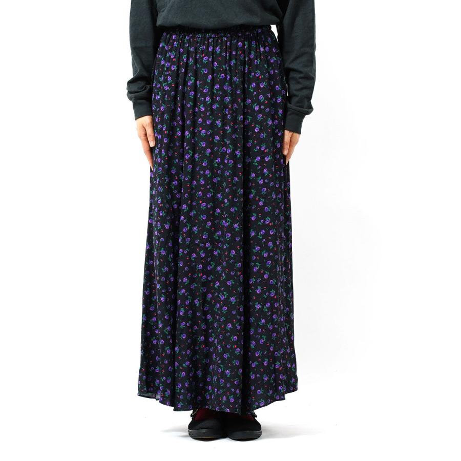 THE SHINZONE ザ シンゾーン ロングスカート PURPLE FLOWER THE SHINZONE ザ シンゾーン ロングスカート PURPLE FLOWER